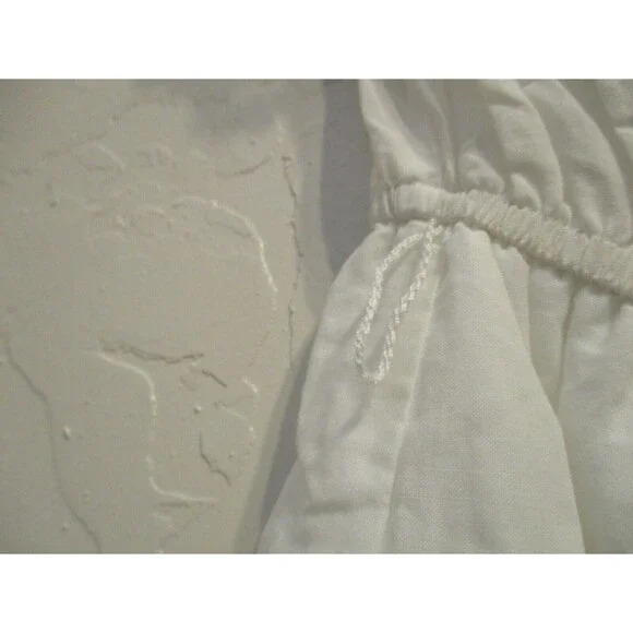 Charlotte Russe Womens Sz M Boho Tube Top White Mini Dress Lace Bridal Country - Picture 5 of 9